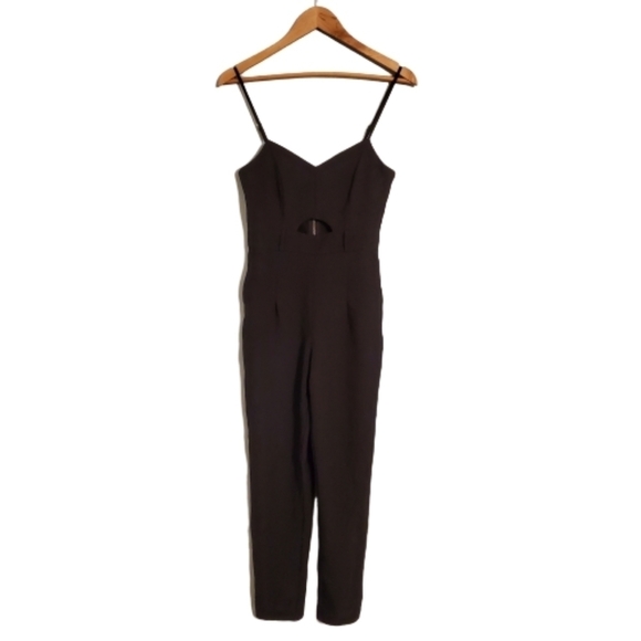 Material Girl Pants - NWOT Material Girl Black Cut Out Jumpsuit